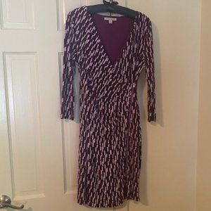 Ruched Asymetrical Zip Front Dress